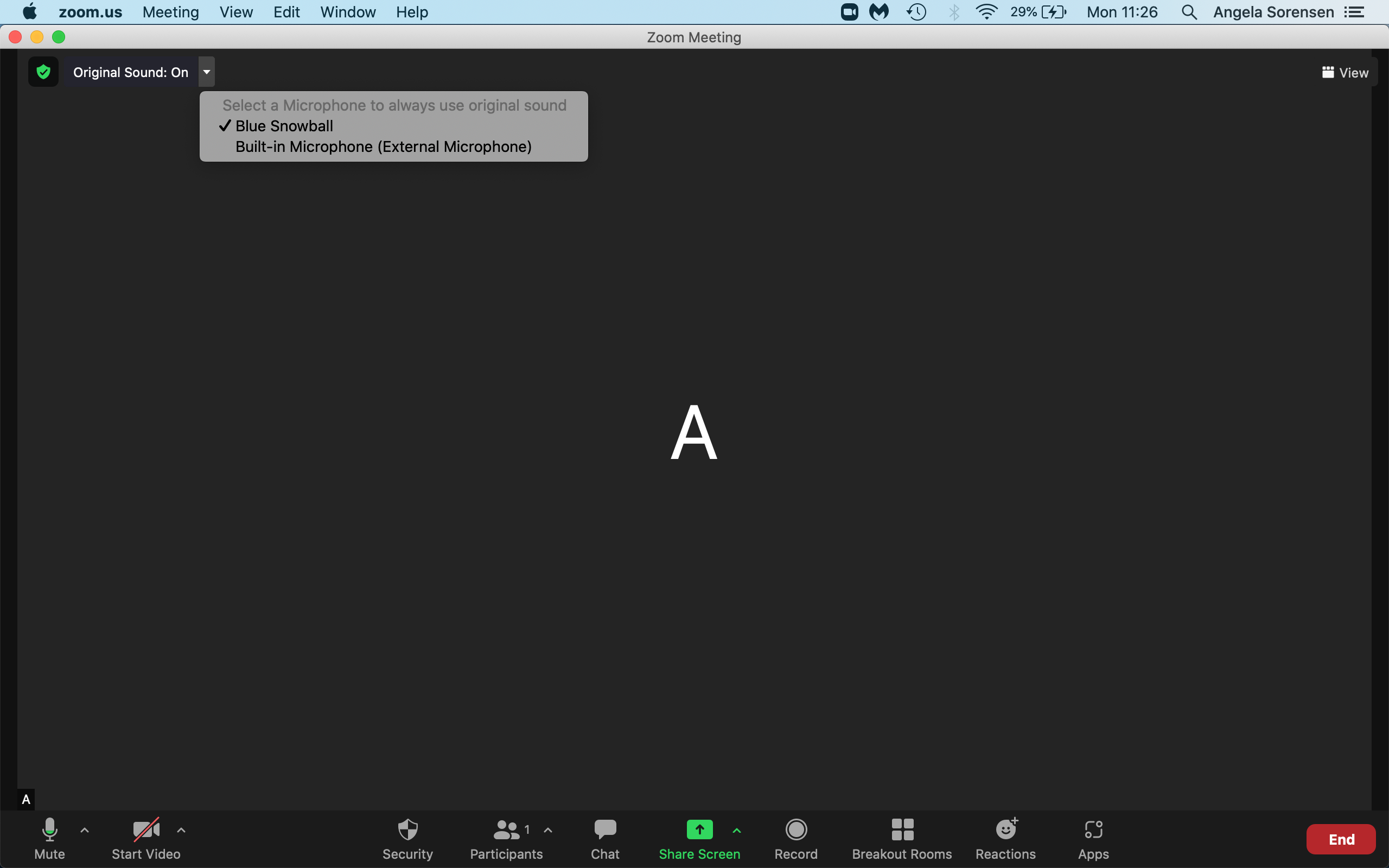 Solved Enabling original sound (2nd step) the wording has... Zoom